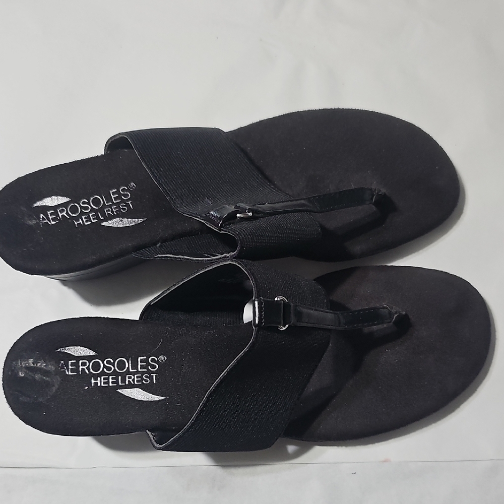 Aerosoles Women's Black Sandals NWOT